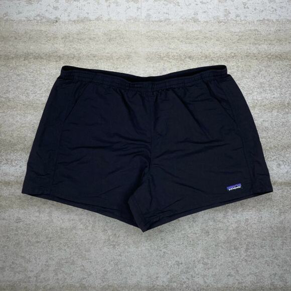 Patagonia Shorts Jet Black Polyester 4" Inseam